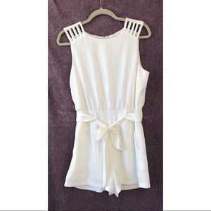 Marshall’s Romper Small White